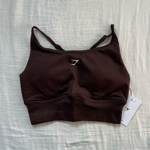 Brown GYMSHARK Sports Bra